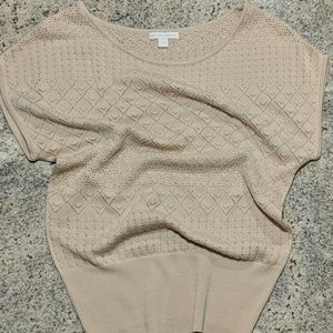 Cream Knit Tshirt